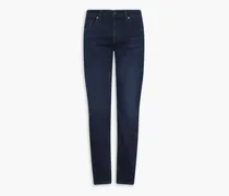 Slimmy Luxe slim-fit faded whiskered denim jeans - Blue