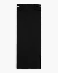 Dion Lee Crepe maxi skirt - Black Black