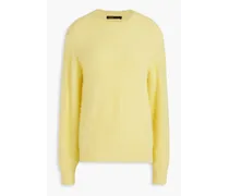 Velour sweater - Yellow