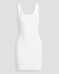 Alexander Wang Terry-jacquard mini dress - White White