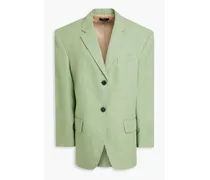 Linen blazer - Green