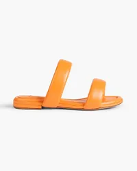 Alexandre Birman Lilla padded leather sandals - Orange Orange