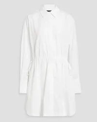 Rag & Bone Fiona cotton-poplin mini shirt dress - White White