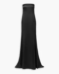 Nili Lotan Esmee strapless silk-satin gown - Black Black