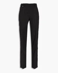 Jacquemus Cordao topstitched wool straight-leg pants - Black Black