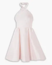 BERNADETTE Jones bow-embellished taffeta mini dress - Pink Pink