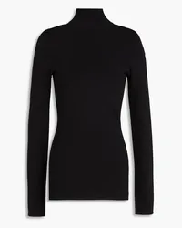 Victoria Beckham Stretch-knit turtleneck sweater - Black Black