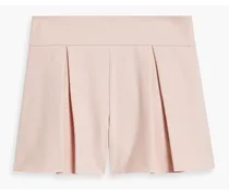Pleated crepe shorts - Pink