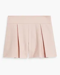 RED Valentino Pleated crepe shorts - Pink Pink