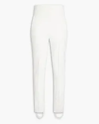 Loulou Studio Pinzon stretch-wool tapered stirrup pants - White White