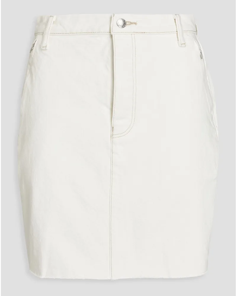 Alexander Wang Denim mini skirt - White White