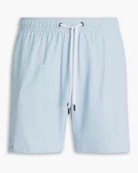 Onia Mid-length printed swim shorts - Blue Blue