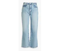 Le Jane high-rise straight-leg jeans - Blue