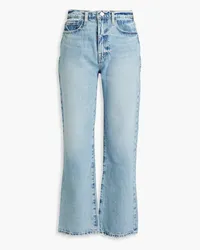 Frame Denim Le Jane high-rise straight-leg jeans - Blue Blue