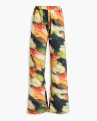 Stine Goya Marc printed crepe straight-leg pants - Multicolor Multicolor