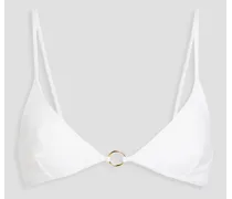 Greece triangle bikini top - White