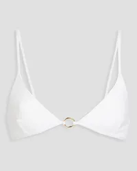 Melissa Odabash Greece triangle bikini top - White White