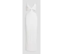 Alice Olivia - Havana cutout stretch-jersey maxi dress - White