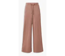 Talia cashmere track pants - Pink