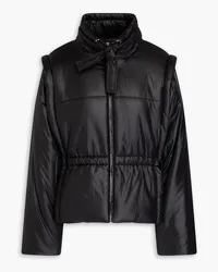 Ganni Quilted ripstop jacket - Black Black