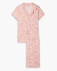 Eberjey Gisele floral-print stretch-TENCEL™ Modal pajama set - Pink Pink