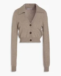 NAADAM Cropped cashmere cardigan - Neutral Neutral