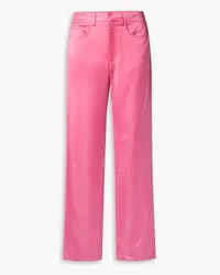 A.L.C. Hartford satin straight-leg pants - Pink Pink