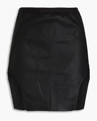 Rick Owens Diana leather-blend mini skirt - Black Black