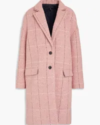 Rag & Bone Estelle checked herringbone bouclé coat - Pink Pink