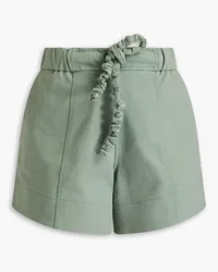 Ganni Cotton shorts - Green Green