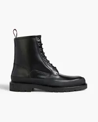 Paul Smith Barents leather boots - Black Black