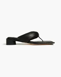 Miista Anais padded leather sandals - Black Black