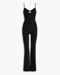 ROTATE Birger Christensen Uma cutout stretch-jersey jumpsuit - Black Black