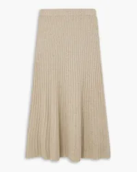 By Malene Birger Hevina ribbed wool maxi skirt - Neutral Neutral