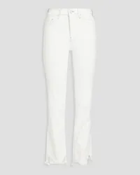 Frame Denim Le High high-rise straight-leg jeans - White White