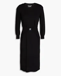 Moschino Belted knitted dress - Black Black