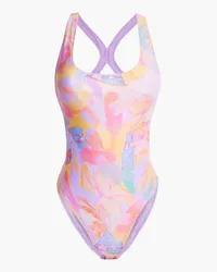 IRO Alimapo open-back printed swimsuit - Pink Pink