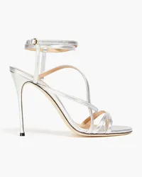 Sergio Rossi Metallic leather sandals - Metallic Metallic