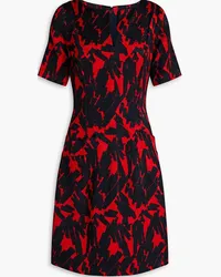 Oscar de la Renta Cotton-blend cloqué dress - Black Black