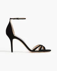 Jimmy Choo Dinda 85 suede sandals - Black Black