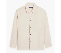 Diego linen and cotton-blend jacket - Neutral