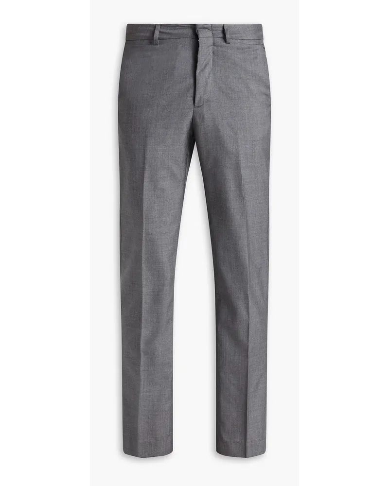 Dunhill Slim-fit wool and silk-blend chinos - Gray Gray