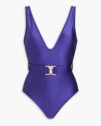 Zimmermann Belted swimsuit - Blue Blue