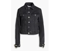 Embellished denim jacket - Black