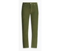 James cotton-corduroy pants - Green