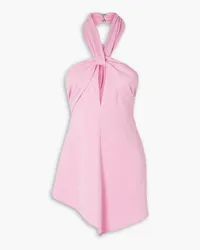 ATTICO Becky cutout woven mini dress - Pink Pink