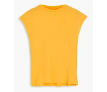 Pima cotton-jersey T-shirt - Orange