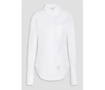 Cotton-piqué shirt - White