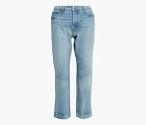 Le Pixie Slouch mid-rise straight-leg jeans - Blue