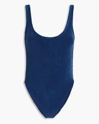 Zimmermann Cotton-blend terry swimsuit - Blue Blue